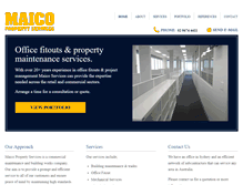 Tablet Screenshot of maicoservices.com.au